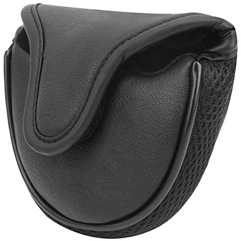 RiToEasysports Putter-Abdeckungen, wasserdichte Schutzhüllen, Schlägerhaube, Halbkreis-PU-Lederschutz, Zubehör