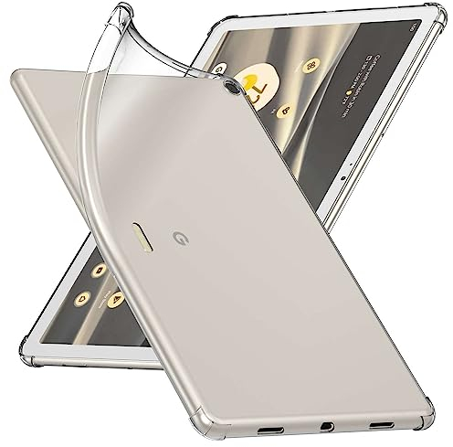 ebestStar - Hülle für Google Pixel Tablet, Silikon Handyhülle, Klar TPU Schutzhülle, verstärkten Rändern und Ecken, Transparent