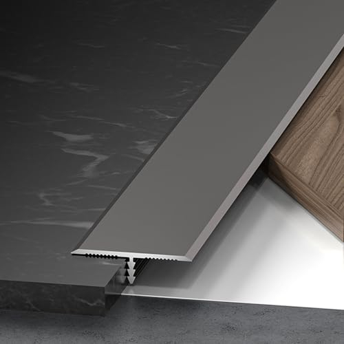 Übergangsleiste Übergangsprofil türschwellen Abdec Aluminium T-Leiste Zierleiste 80 90 100 120 150 CM Für Bodenbelag, Vinyl-Laminatboden Übergangsstreifen/ Türöffnung Fliese Randleisten Fugenabdeckung