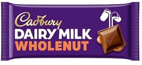 3 x Dairy Milk Whole Nut Chocolate Bar 180G Delicious Tasty And Twisty Treat Gift Hamper For Birthday,Christmas
