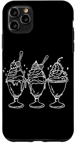 Hülle für iPhone 11 Pro Max Eisbecher Comic Eismann Beruf
