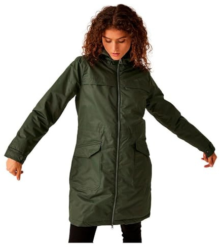Regatta Women's Romine II Waterproof Parka Jacket with Isotex 10,000 fabric, perfect for Walking & Outdoors