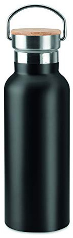 PromotionGift - Flasque double paroi 500 ml - Noir