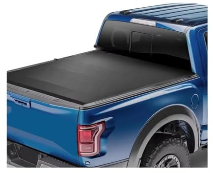 Kofferraumabdeckung Vierfach Faltbare Ladeflächenabdeckung Für Dodge Für Ram 1500 2002–2024 Passend Für Ladeflächen Mit Maßen 6,4' X 5,5' Innenmaße Ausziehbar Kofferraumabdeckung