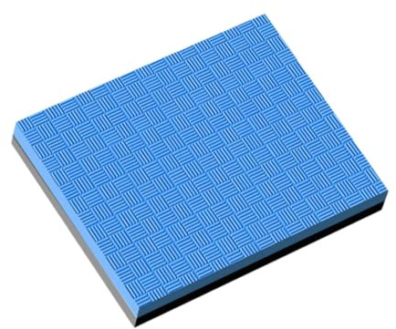 FashionCha Balance Cushion Colchoneta de Almohadilla de Ejercicio Cojín de Estabilidad Material EVA Ligero Adecuado para Pilates Entrenamiento en Casa y, Azul