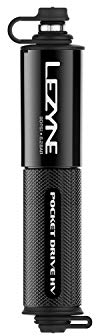 Lezyne Pocket Drive HV CNC Mini Pump Black Gloss 2021 Bicycle Pump