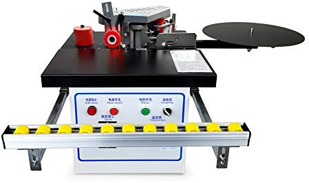 Aplicadora de Bandas de Borde automática de 1200W, Anilladora de Borde automática de Escritorio para carpintería,