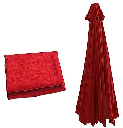 Housse de rechange en toile pour parasol de terrasse, table de marché, parasol de plage
