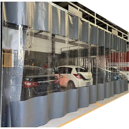 Transparent Waterproof Pergola Side Panels - 0.3mm PVC Tarp Curtains for Outdoor Gazebo & Carport - Clear Tarpaulin Cover 2.5x2.8m (8.2x9.2ft)