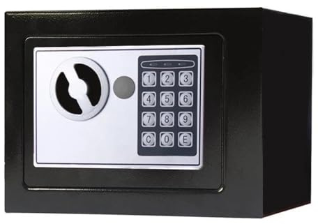High Security Digital Safe Box Steel Wall Storage with Electronic Lock Smart Metal Safe for Home Money & Valuables Perfect Men's Gift Idea