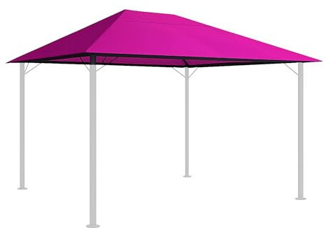 Ersatzdach für Garten Pavillon 3x4m Beere Pavillondach Ersatzbezug