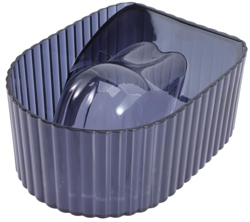 Recipiente Azul Remojar para Uñas Acrílico de Manicura | Conforma la Mano, Acabado Fino, Salón y Hogar, Remoción de Esmalte y Uñas Artificiales