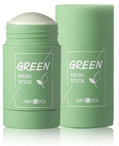 Argile verte purifiante bâton d'argile couverture pour le visage nettoyage en profondeur hydratant dissolvant de points noirs pour le visage couverture pour le au thé vert, purifiant au thé