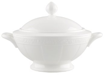 Villeroy & Boch White Pearl Schüssel mit Deckel 1,70 l