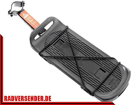 Fahrrad Gepäckträger Sattelstützen Montage MTB Mountainbike mit Spanngurt Black