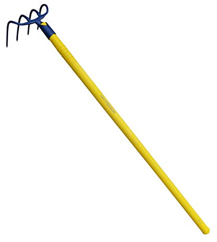 Outils perrin Croc à Fumier à Douille Emmanché Composite Tube 115, 4 Dents, 21cm Largeur