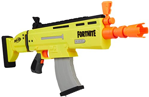 Fortnite AR-L Nerf Elite Dart Blaster - Motorized Toy Blaster, 20 Official Nerf Fortnite Elite Darts, Flip Up Sights - for Youth, Teens, Adults