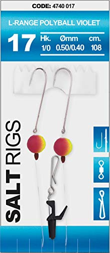 Brandungsvorfach Spro / 17 Salt Rig LR POLYBALL Violet