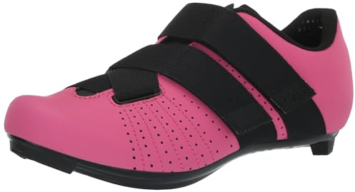Fizik Unisex R5 Tempo Powerstrap Radschuhe, Rosa und Schwarz, 42.5 EU