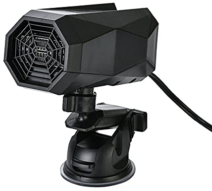 360 ° einstellbare Autoheizung, Baceyong 12V 150W 2-in-1 Auto-Heizung, Windschutzscheibenkühlung, Auftauen, Defogger, Zigarettenanzünder Winterstecker