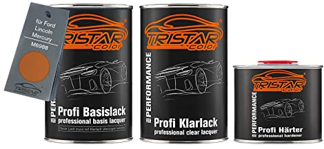 TRISTARcolor Autolack Set Dose spritzfertig für Ford USA/Lincoln/Mercury M6988 Mandarin Copper Metallic Basislack + 2K Klarlack 2,5L