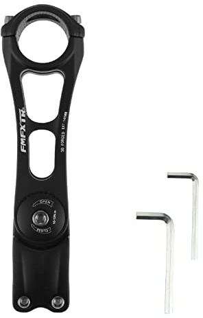 Fahrrad Vorbau Verlängerung 31,8mm Fahrrad Lenkervorbau ±85° Verstellbar 90 110 145mm MTB Ahead Vorbau Lenkererhöhung Fahrrad Lenker Extender für Fahrrad, Rennrad, MTB, BMX, Radfahren, Schwarz