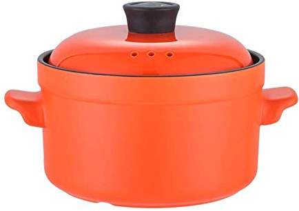 NMNMNM Pentola in Ceramica Casseruola Cocotte Pentola in Ceramica Olandese con Doppio Manico e Coperchio Pentola per la zuppa per la casa ， Pentola per Forno e Piano Cottura ， 4L-7 (Colore : 2)