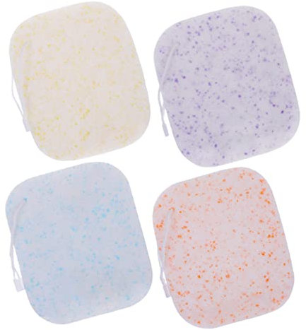 FRCOLOR 4 Piezas Esponja Para Limpiar La Cara Esponjas Comprimidas Faciales Esponjas Para Tratamientos Faciales Esponjas Para Limpiar Esponjas Para Facial Chica Limpiador Facial Viajar