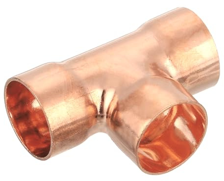 QUARKZMAN 1 Stück 22mm Kupferrohr Bogen, Dicke 0.8mm Pressfitting Kupfer mit Dichtungen für Trinkwasser und Gasleitungen