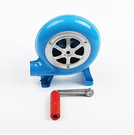 Zentrifugalluftgebläse, Bodenventilator, 8. 0W-300W. Metall Industrial Outdoor Barbecue Eisen Gang Hand Kurbel Gebläse Handlüfter Manuelle Feuergebläse Popcorn Fan zum Trocknen von Böden, Teppichen(30