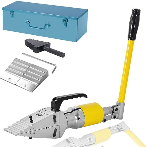 GBHJJ 10T Portable Hydraulic Flange Spreader Splitter, Hydraulic Flange Spreader Wedge Separator Spreading Tool, Max Spread 81mm, Fast Oil Return for Pipeline Maintenance