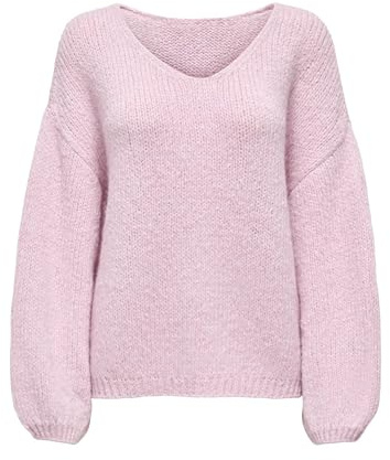 JdY Dine L/S - Jersey Reversible KNT Noos, Fragante Lila, XS