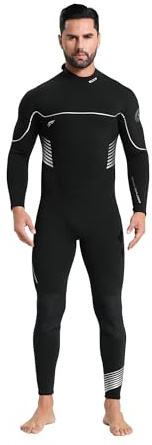 ZCCO Neoprenanzug für Herren, 3/2mm Neoprenanzüge für kaltes Wasser, CR-Neopren Tauchanzüge zum Tauchen Surfen Schnorcheln Kajakfahren Wassersport