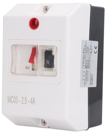 Interrupteur De Disjoncteur De Moteur IP55 Avec Indicateur Lumineux Pour 2,5 À 4A 230-690V – Contre Les Surcharges Fiable Et