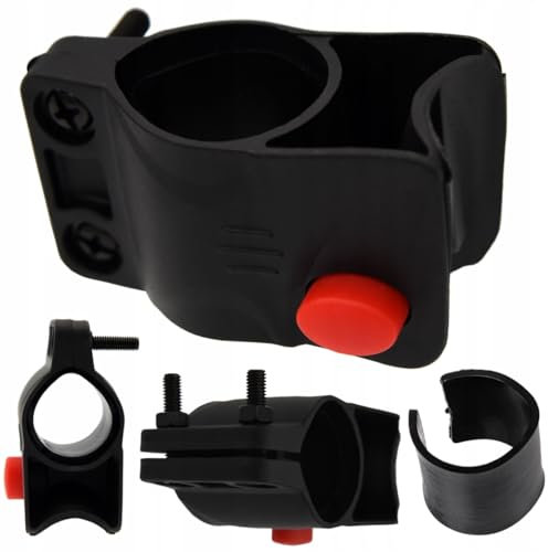 MUVIKE Schlosshalter Schloss Halterung Für Kabelschloss FLEX 1000/12K 1500/12K 1000/15K Universal Fahrrad Rahmenhalter Ø25–36 mm Klicksystem Wetterfest