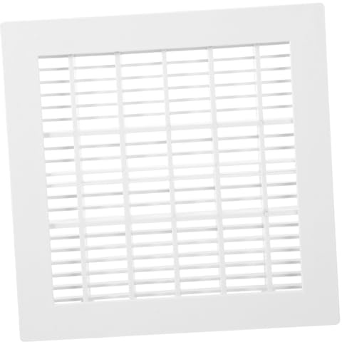 Kisangel Cubierta de Drenaje Cuadrada de Plástico 25.2x25.2 Cm para Piscina Sistema de Circulación de Agua y Kit Completo para Instalación Fácil