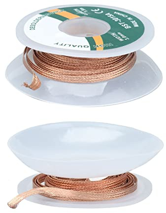 Itonash Sbingering, in Lega di Rimozione della Saldatura in Rame in Lega con Residui Bassa Senza Pulizia, per Circuiti Elettronici 1,5 Metri (3,0 mm (3015a))