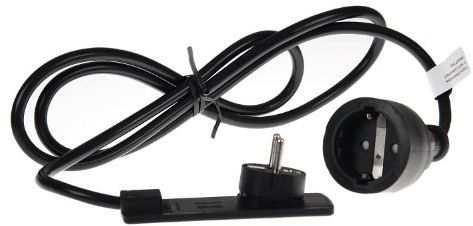 Schulte 151000155100 Evoline Plug Schukostecker schwarz