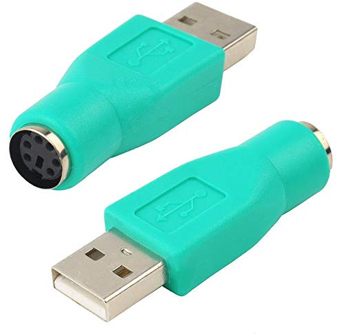 2 x Mini USB 2.0 Type A Male To PS2 Female Mouse Keyboard Calidad Converter Adapter