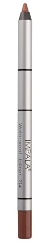 IMPALA | Wasserdichter Cremelippenstift in Dunkles Nude 214 | Dauerhafter Lippenkonturenstift | Wasserdichter Lippenstift | Lang anhaltender Lippenkonturenstift | Volumeneffekt