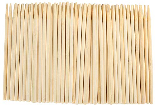 Cikonielf 500 Stück Kratzbild Stift Bambus Kratzstifte Malerei Zeichnung Scratch Arts Tools Set Basteln Werkzeug für Scratch Sketch Art Malerei Papiere Blätter Boards