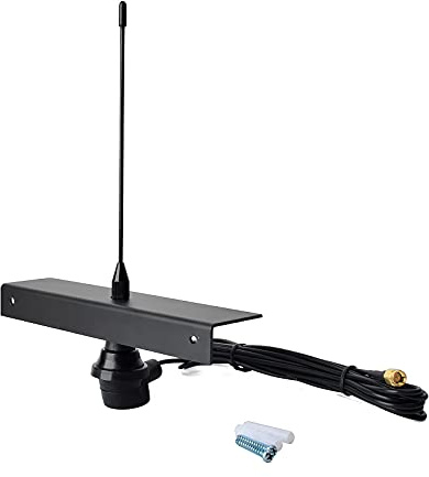 UAYESOK Antenne extérieure/intérieure GSM GPRS 433MHZ pour Porte électrique de Signal sans Fil Radio Portable avec câble coaxial RG174U 3M (9,8 Pieds)