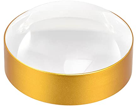 sourcing map 3-inch(75mm) Dome Magnifier 8X Acrylic Reading Magnifying Glass