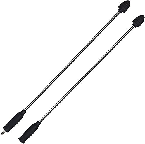 LIOYUHGTFY Fitness Schwingstab Weighted Bar Verbesserte Version Weighted Workout Bar, Gummi und Glasfaser, Body Toning Krafttrainingsstäbe Weighted Body Aerobic Bars 827(Color:Black)