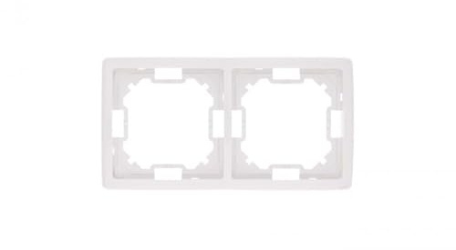 Simon Basic Standard 5902787568375 Marco doble universal blanco BMR2/11 Contact Simon