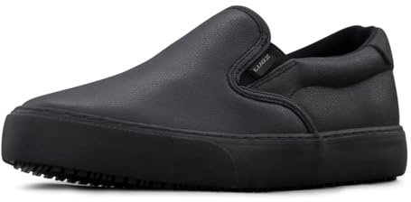 Lugz Men's Clipper Slip-Resistant Work Shoe, Black, 14 W US