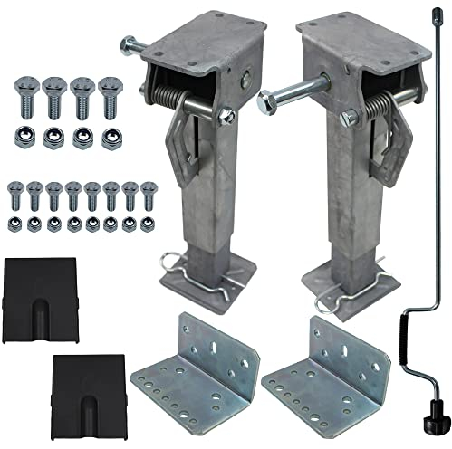 Kurbelstütze Kurbelstützen Hubstützen Wohnmobil Wohnwagen 290 bis 455 mm