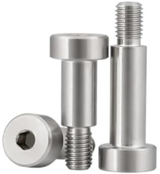 5/10 Uds M2 M2.5 M3 M4 M5 304 acero inoxidable hexagonal cabeza hueca rodamiento de rodillos perno de tornillo de hombro (Color : (L)20mm, Size : 5PCS D6-M5)