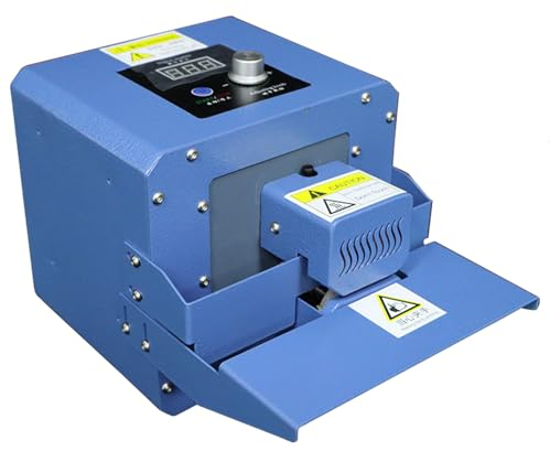 guoyjmm Macchina Termosigillatrice, Macchina Automatica per Sigillare Plastica, Controllo della Temperatura della Sigillatrice a Rulli Continui, Sigillatrice per Sacchetti per Biscotti