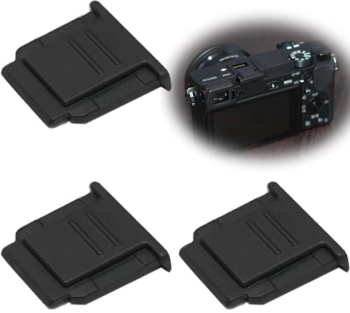 Fc'Noqgn Tapa de Zapata Tapa de Zapata para Sony A6100 A6600 A7RIV A7III A6500 A6400 A6000 A77II A7RIII A7SII A99II RX1RII RX10II RX100II Sustituye FA-SHC1M (3 pcs)